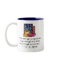 Tea & Books w Quote Two-toned Mug, 6 colours, 2 si