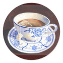Tea Cup with Teabag stickers