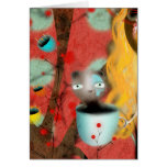 Tea Cup Woodland Card by Rupydetequila Tea Cup Woodland Card
