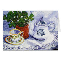 Tea for Nancy Note Card