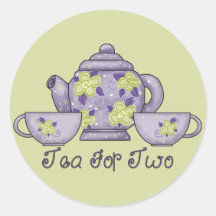 Tea For Two Stickers