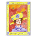 Tea Lady With Bees cards