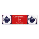 Tea Party 2009 Political Bumper Sticker bumper stickers