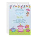 Tea Party Birthday invitations