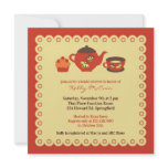 Tea Party Bridal Shower Invitation