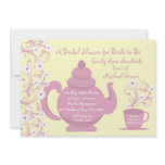 Tea Party Bridal Shower invitations