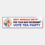 Tea Party Bumper Sticker