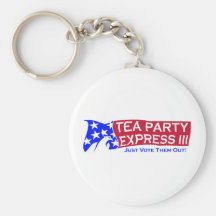 Tea Party Express III Key Chain