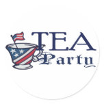 Tea Party Flag stickers