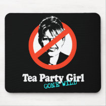 Tea Party Girl Gone Wild Mousepads