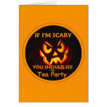 TEA PARTY Halloween Card