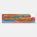 Tea Party - Jefferson - Duty Bumper Stickers