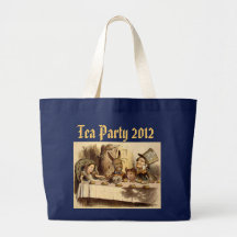 Tea Party Jumbo Tote Tote Bags