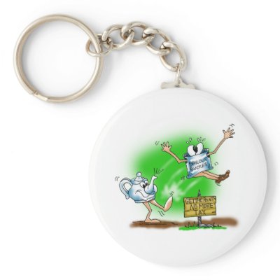 Tea Party Key Chain by bailoutthis