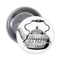 TEA PARTY MOVEMENT BUTTON