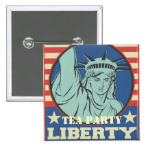 TEA PARTY PATRIOT BUTTON