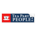 Tea Party People! bumper stickers