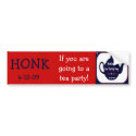 Tea Party Political Bumper Sticker bumper stickers