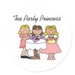 Tea Party Princess Stickers