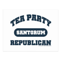 Tea Party Republican Postcard