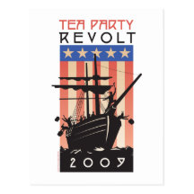 Tea Party Revolt 2009 Post Card