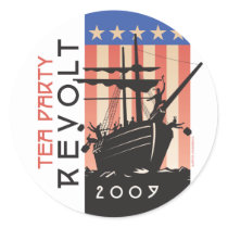 Tea Party Revolt 2009 Sticker