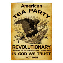 Tea Party Revolutionary Card