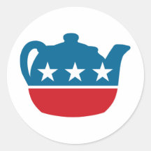 Tea Party! Round Sticker
