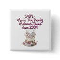 Tea Party Square button