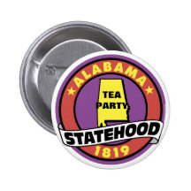 TEA PARTY STATE PINBACK BUTTONS