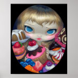 Tea Party Treats ART PRINT Alice in Wonderland