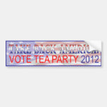 Tea Party Vote 2012 Bumper Sticker