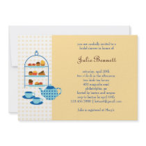 Tea Pot and Pastries Bridal Shower Invitation