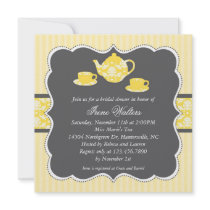 Tea Pot Bridal Shower Invitation
