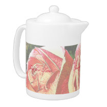 Tea Roses from the Garden teapots