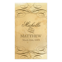 Tea Stained Vintage Wedding 1 - Favour Gift Tags
