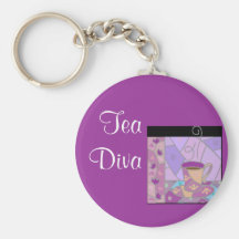 tea, TeaDiva - Customised - Customised Key Chains