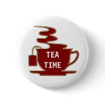 Tea Time - Button