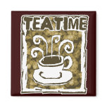 Tea Time Cup with Steam magnets