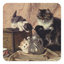 Tea Time for Kittens Stickers