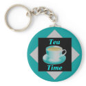Tea Time Keychain