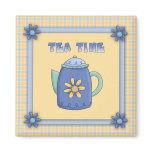 Tea Time Kitchen Magnet
