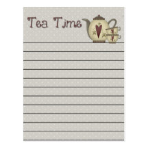 Tea Time Postcard