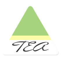 TEA triange sticker