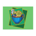 Tea With Lemon postcards