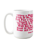 Teach a Man To Fish mugs