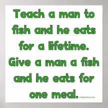 Teach A Man To Fish Poster