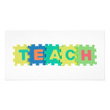 Teach Customised Photo Card