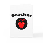 Teacher (ABC Apple) cards