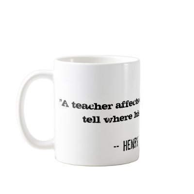 Teacher and Eternity Coffee Mugs by DolphinGirl6